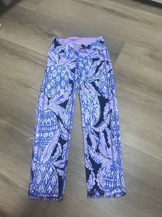 Lilly Pulitzer Pants - Lilly Pulitzer Purple and Navy Printed Top